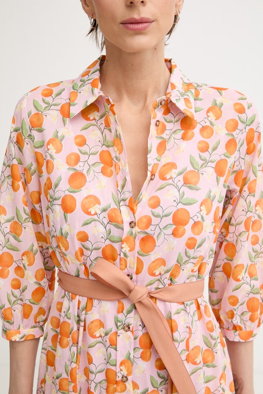 iBlues сукня-сорочка бавовняна SALMO 2617221252200 рожевий