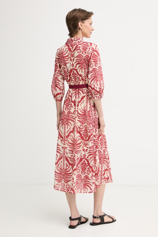 Одяг iBlues сукня-сорочка бавовняна SALMO 2617221252200 бордо