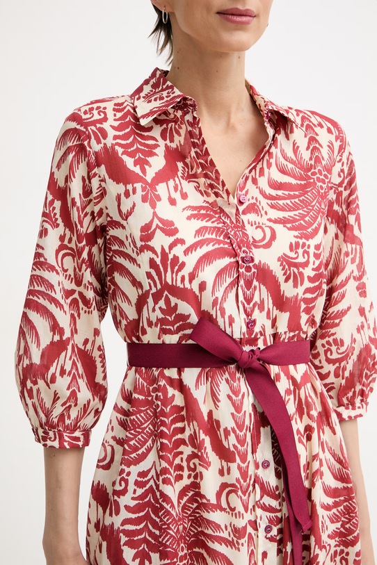 iBlues сукня-сорочка бавовняна SALMO 2617221252200 бордо