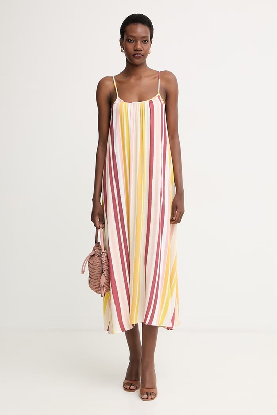 iBlues šaty z viskózy PANTERA 2617221262200 žltá SS26