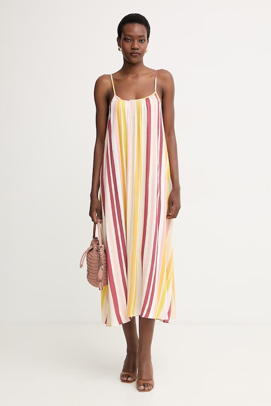 iBlues šaty z viskózy PANTERA 2617221262200 žltá SS26