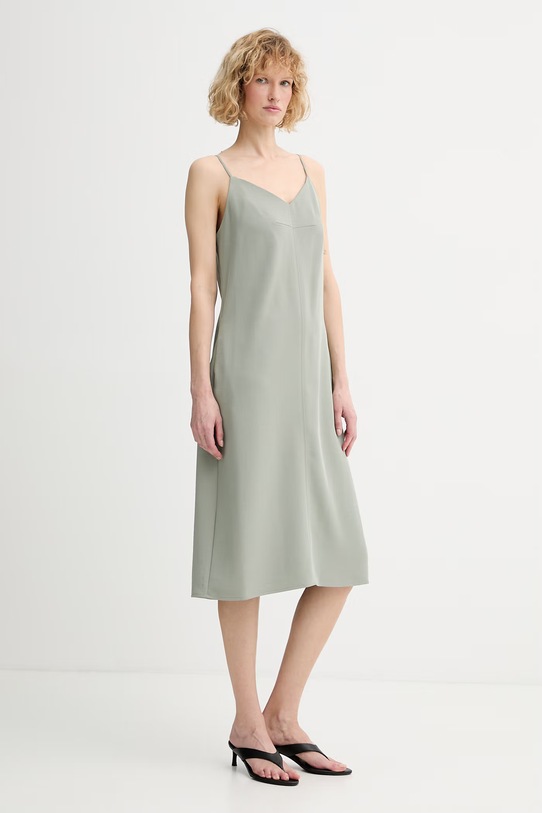 Calvin Klein haljina LV044F010G zelena SS26