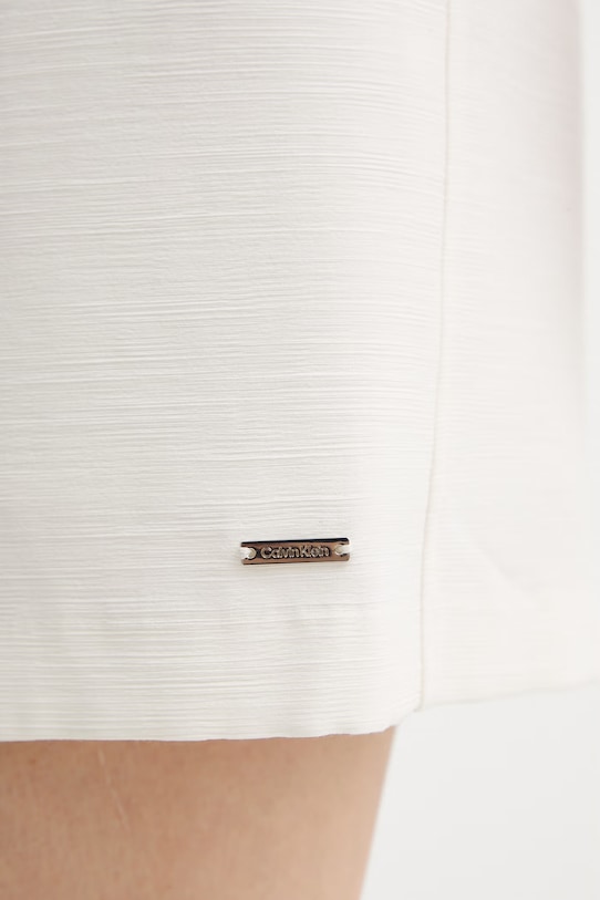 Calvin Klein φόρεμα με βισκόζη LV044F012G μπεζ