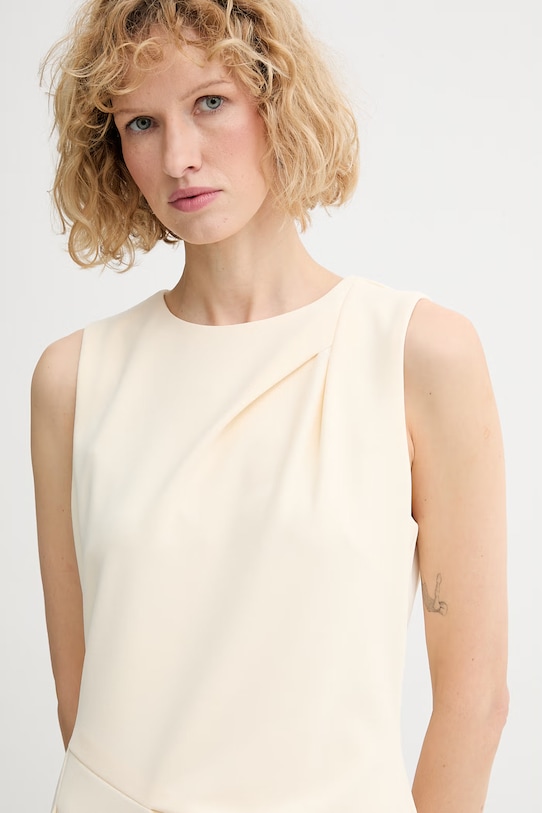 Calvin Klein рокля бежов LV044F018G