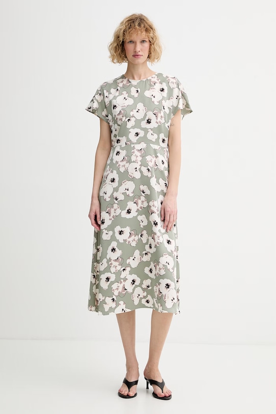 Calvin Klein рокля зелен LV044F038G