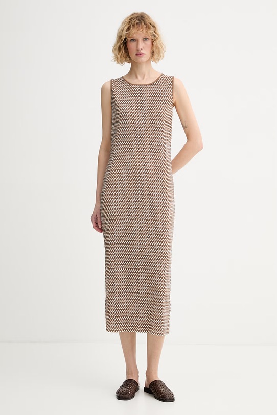 Calvin Klein letné šaty hnedá LV044F231G