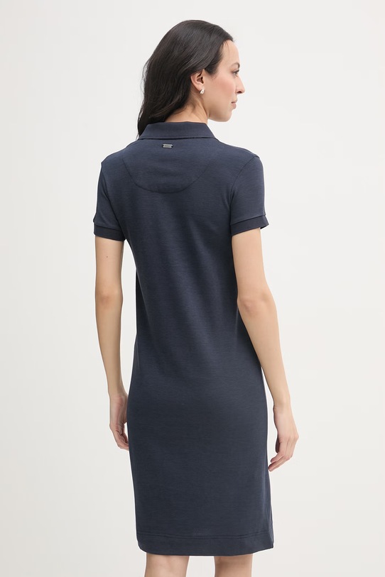 Odzież Barbour sukienka z wiskozą LDR0416 granatowy