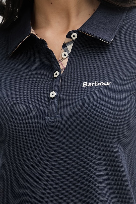 Barbour sukienka z wiskozą LDR0416 granatowy