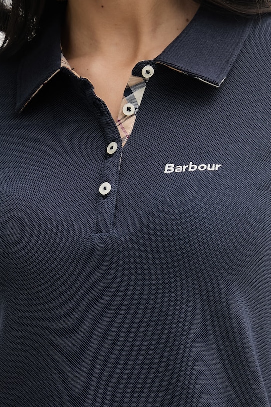 Barbour sukienka z wiskozą LDR0416 granatowy