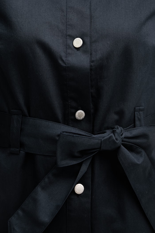 Barbour šaty bavlnené Sloane LDR0981 tmavomodrá