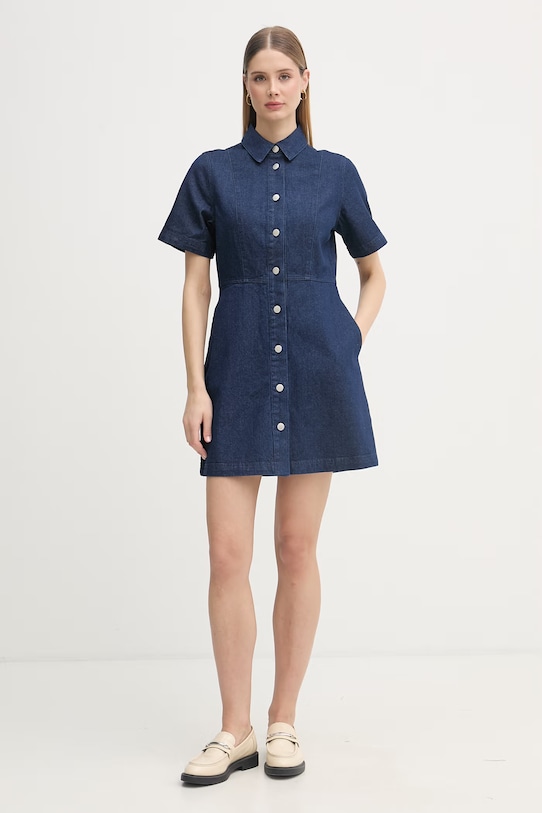 Barbour sukienka jeansowa Maia LDR0987 granatowy SS26