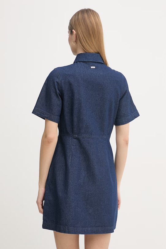 Odzież Barbour sukienka jeansowa Maia LDR0987 granatowy