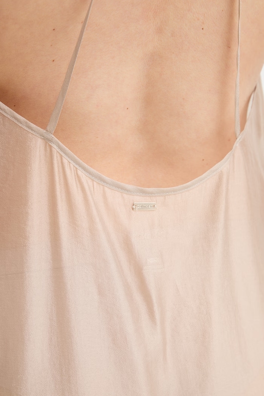 Calvin Klein рокля бельо с вискоза LV00Q61159 бежов