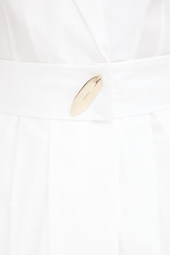 Simona Corsellini sukienka bawełniana P26CPABC0101 biały