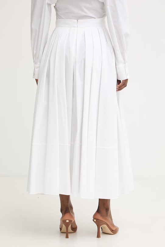 Odzież Simona Corsellini spódnica bawełniana P26CPGOC0201 biały