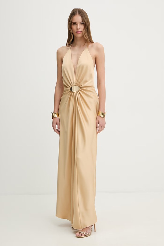 Simona Corsellini sukienka P26CEAB11201 złoty SS26