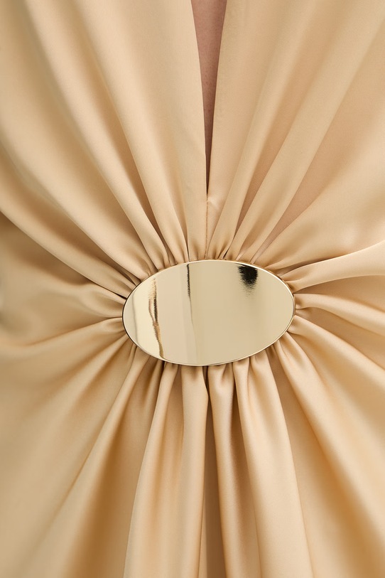 Simona Corsellini sukienka P26CEAB11201 złoty