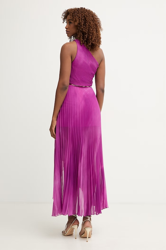 Oblečenie Simona Corsellini skladané šaty P26CEAB11301 fialová