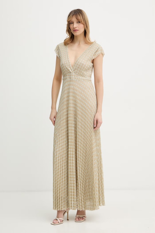 Forte Forte sukienka 14598.my.dress złoty SS26