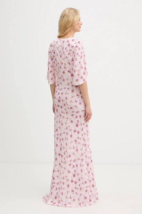 Odzież Twinset sukienka wiskozowa 261TP210A różowy