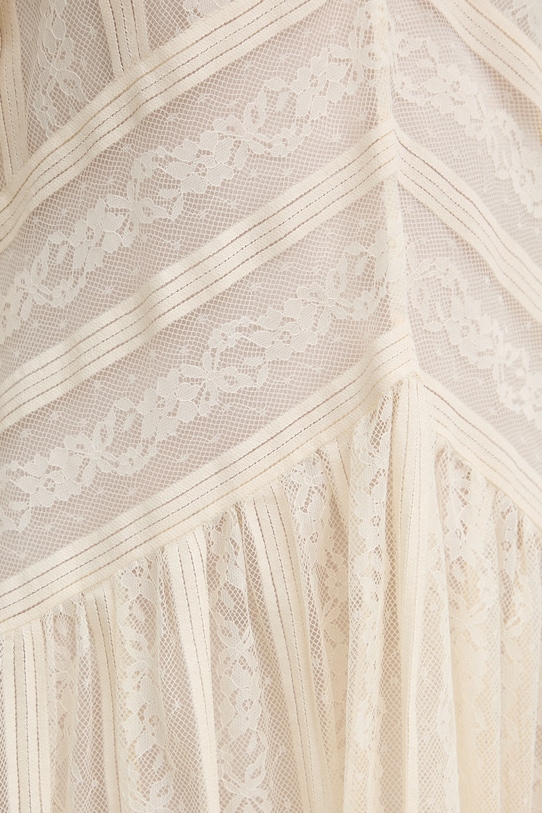 Twinset рокля от дантела 261TP2543 бежов