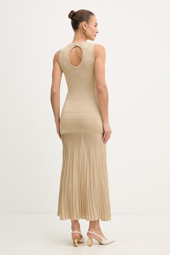 Odzież Twinset sukienka 261TP3123 złoty