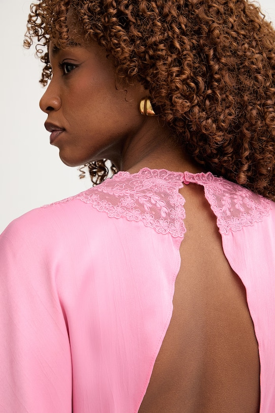 Twinset vestito in viscosa 261TP212B rosa