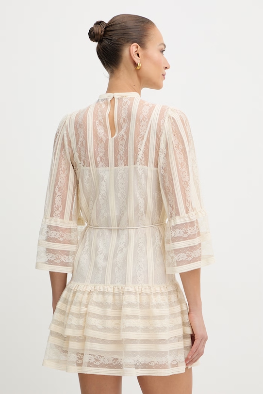 Odzież Twinset sukienka babydoll 261TP2544 beżowy