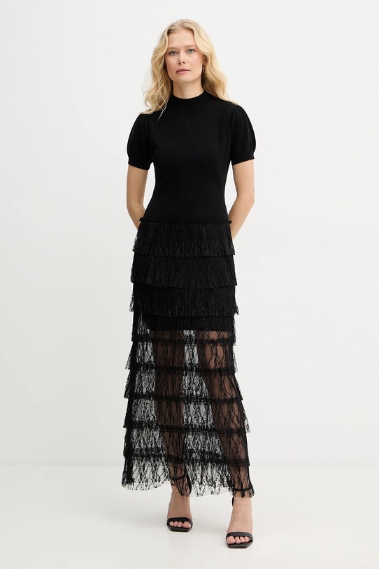 Twinset sukienka casual czarny 261TP3163