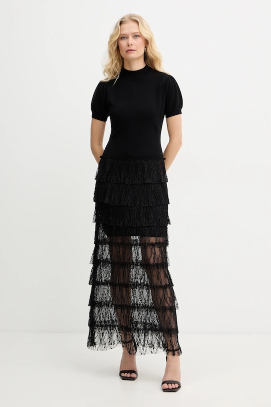 Twinset sukienka casual czarny 261TP3163