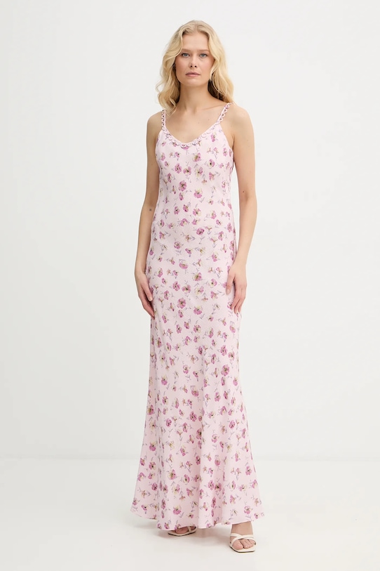 Twinset sukienka casual różowy 261TP210D