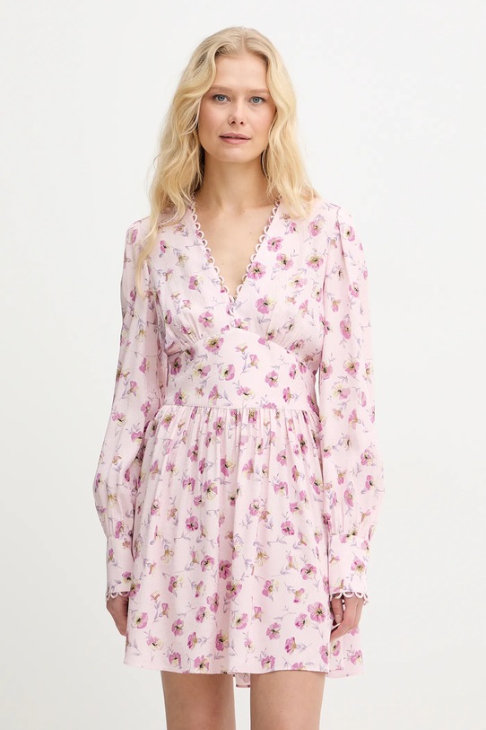 Twinset sukienka casual różowy 261TP210B