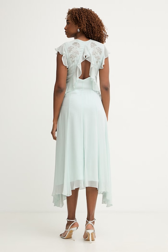 Abbigliamento Twinset vestito svasato in viscosa 261TP203A turchese