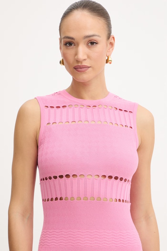 Twinset sukienka różowy 261AP3080