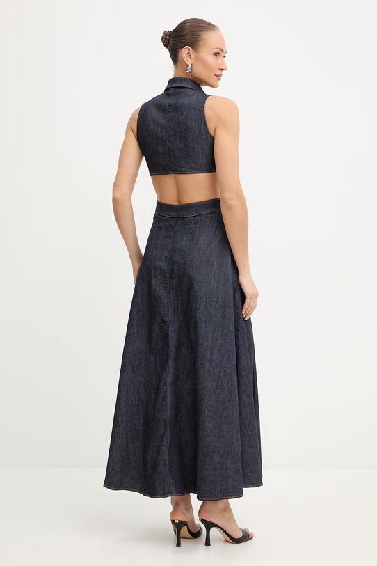 Odzież Twinset sukienka jeansowa 261AP2363 granatowy