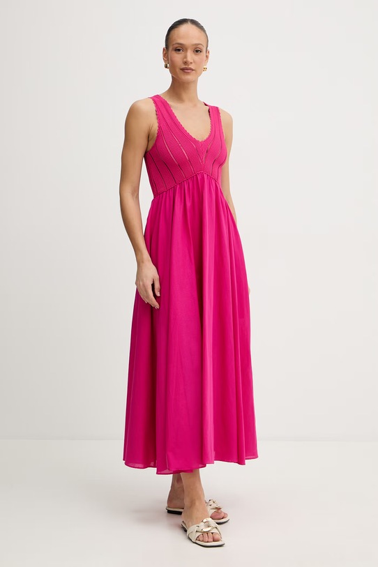 Φόρεμα Twinset 261LB3EDD ροζ SS26