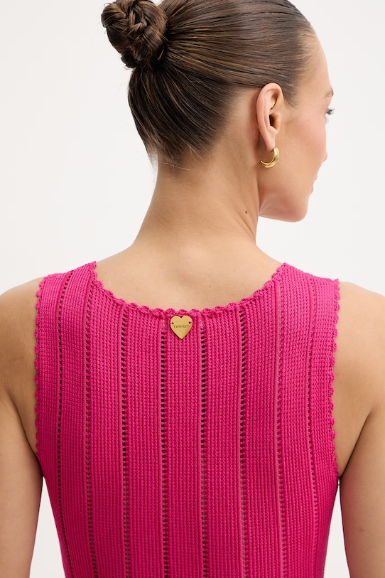 Φόρεμα Twinset 261LB3EDD ροζ