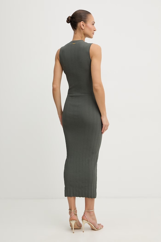 Odjeća Twinset haljina s viskozom 261LL3BCC zelena