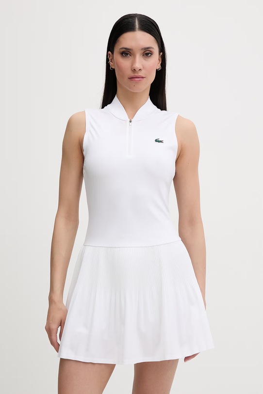 Lacoste sukienka biały EF0151