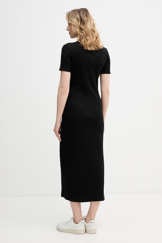 Odzież Lacoste sukienka EF9622 czarny