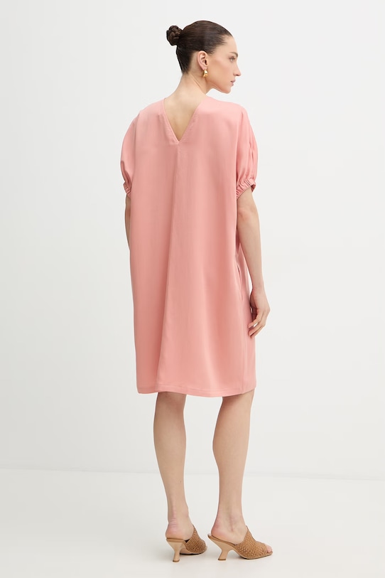 Trussardi sukienka 75116000165N różowy SS26