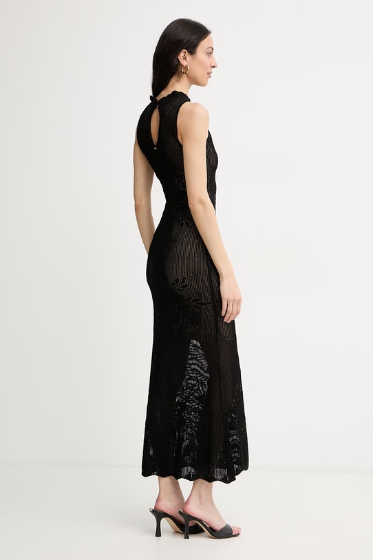 Îmbrăcăminte Twinset rochie de vară cu vâscoză 261TT3280 negru