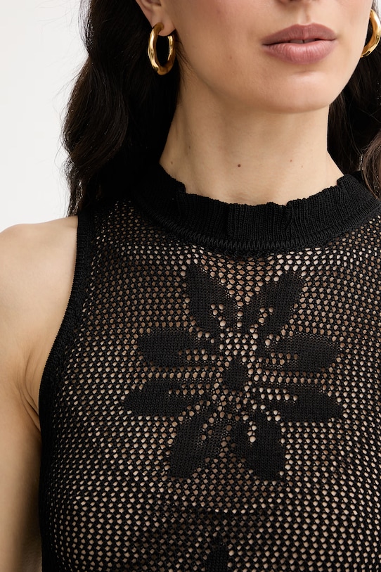 Twinset rochie de vară cu vâscoză 261TT3280 negru