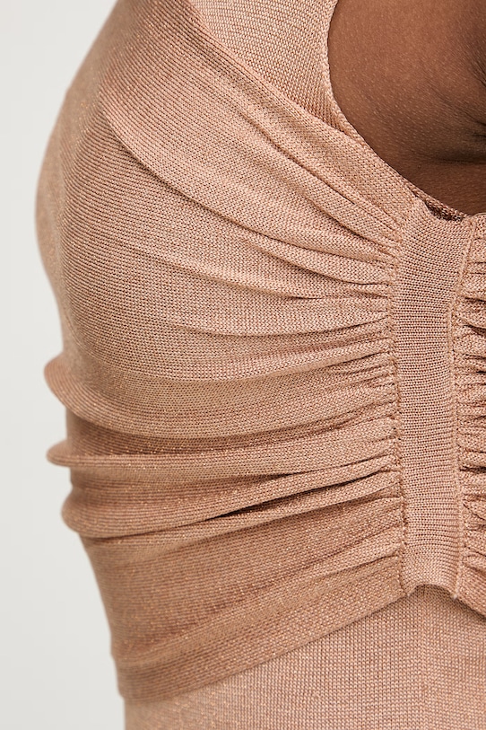 Twinset sukienka 261TT3010 pomarańczowy