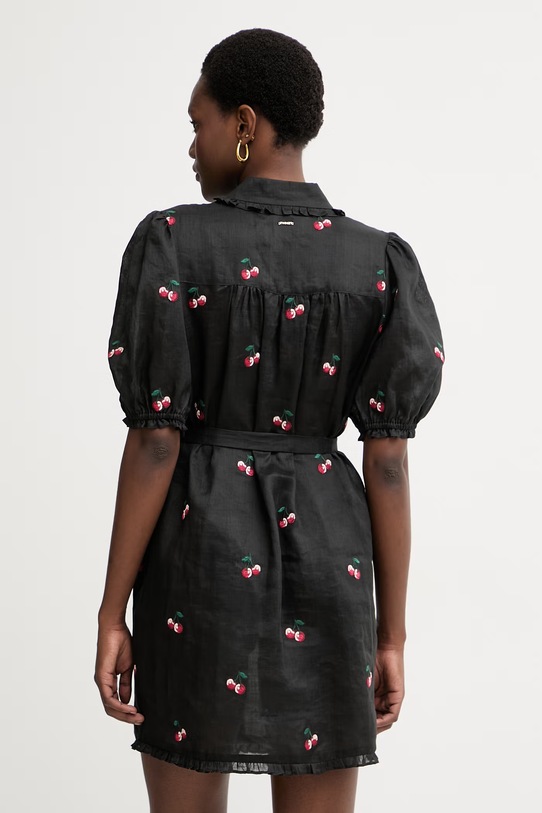 Oblačila Twinset obleka 261TT2422 črna