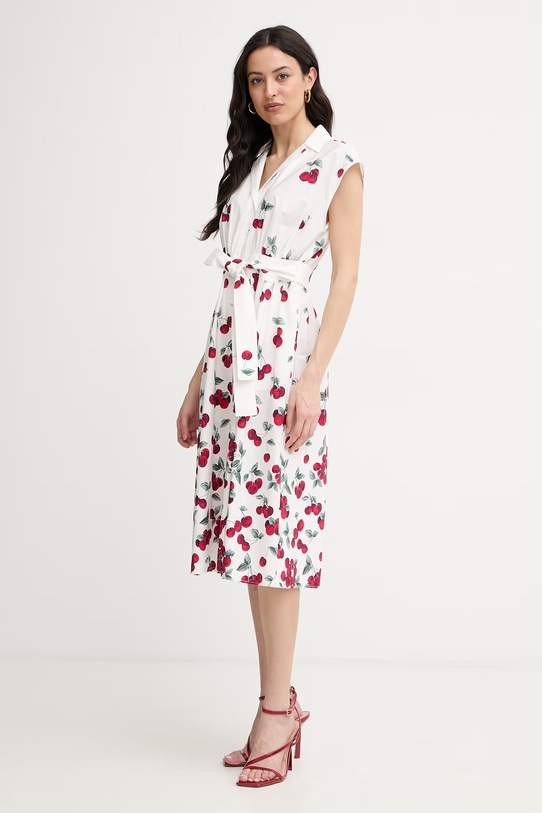 Twinset košeľové šaty bavlnené 261TT2590 biela SS26