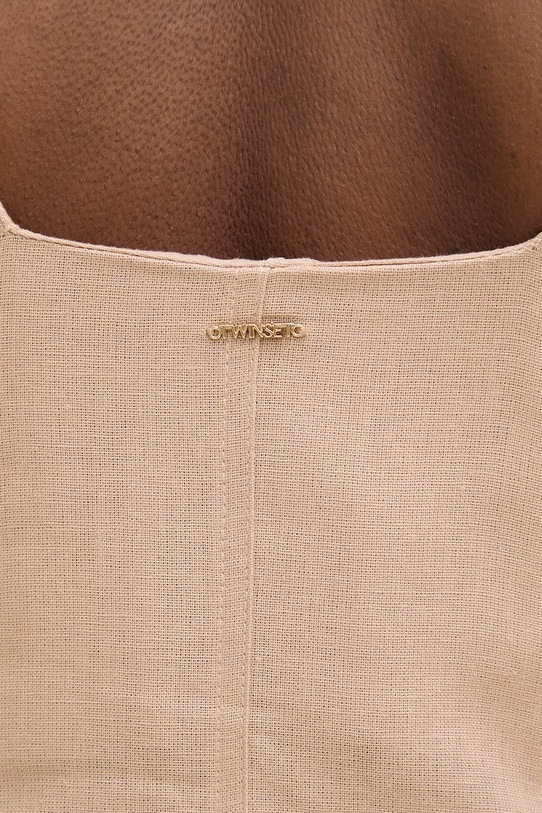 Twinset Poletna obleka z lanom 261TF2021