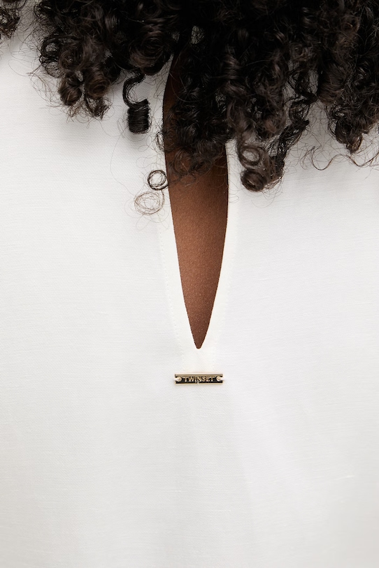 Twinset sukienka rozkloszowana z wiskozy 261TT2240