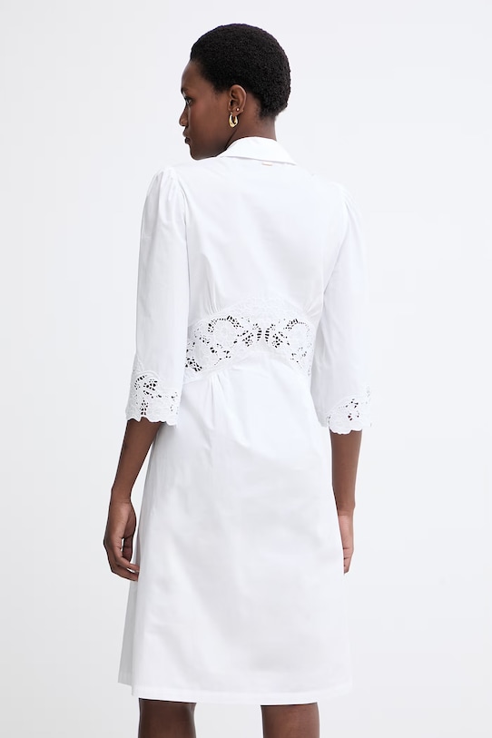 Abbigliamento Twinset vestito camicia in cotone 261TT2034 bianco