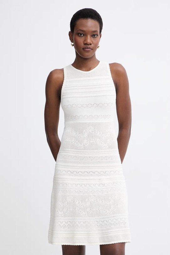 Twinset καλοκαιρινό με βισκόζη μπεζ 261TT3291